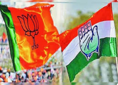 लोकसभा / राज्यसभा में भाजपा का उत्थान और कांग्रेस का पतन