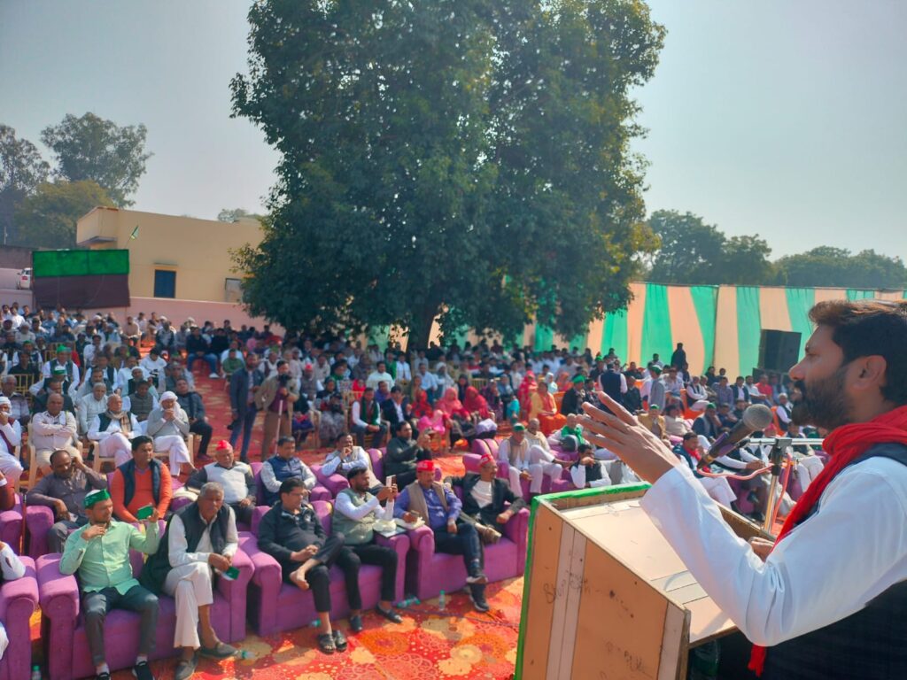 किसान नेताओं नें भरी हुंकार अपने हक को हासिल करके ही लेंगे दम