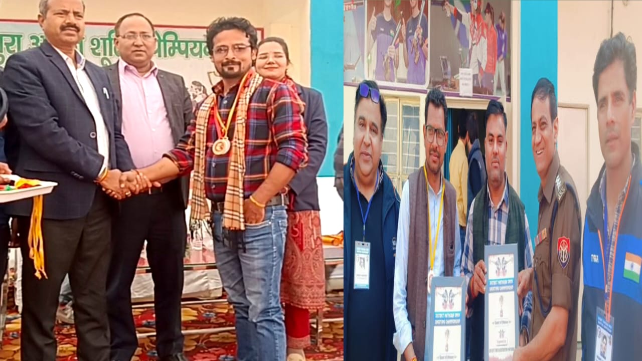 शूटिंग कॉम्पटीशन में पत्रकारों ने जीते गोल्ड और सिल्वर मेडल