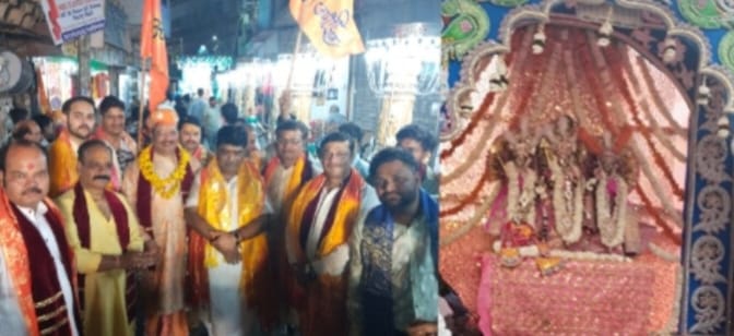 राम नवमी पर राममय हुई कृष्ण नगरी,गूंजे श्रीराम के जयकारे