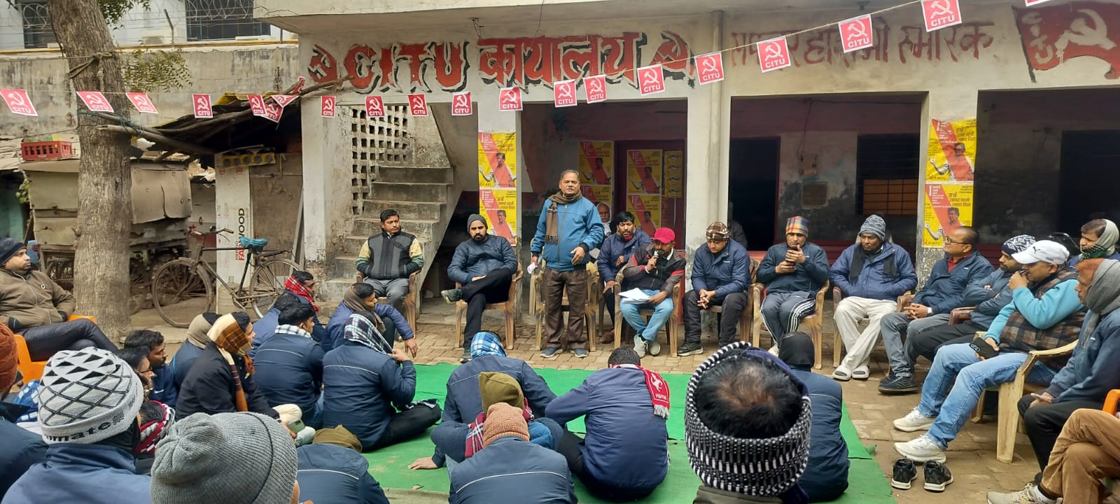 लेबर कोड बिल के विरोध में 12 फरवरी की हड़ताल आर पार का है संघर्ष- गंगेश्वर दत्त शर्मा