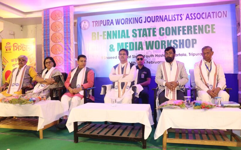 पत्रकारों की है लोकतंत्र मे बड़ी भूमिका: डॉ माणिक साहा