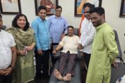 रक्तदान करना सामाजिक जिम्मेदारी के साथ ही है मानवता का कार्य: कृपाशंकर सिंह